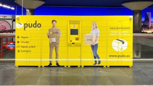 Imagen de una de las consignas automáticas instaladas en Metro de Madrid. Foto: Metro de Madrid.