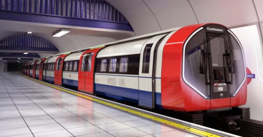 Exterior de los nuevos trenes para la línea Picadilly del metro de Londres. © Siemens Mobility