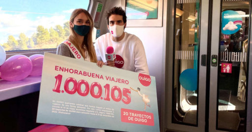 Ouigo España alcanza un millón de viajeros en sus trenes