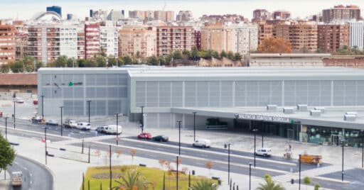 The Valencia Joaquín Sorolla station, built as a provisional station, will be replaced by the new Valencia Central station. FRESHWATER2016.