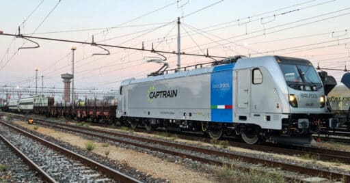 Alstom Traxx DC3 locomotive leased by Captrain Italia to Railpoool. © A. ANSALDI.